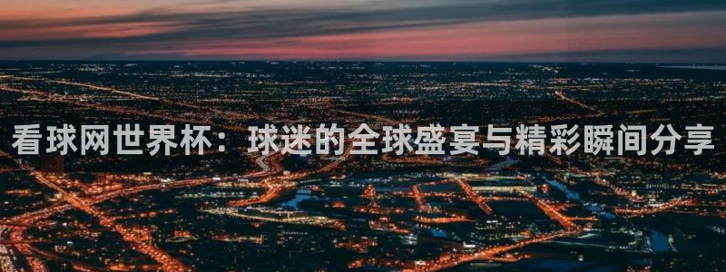 世界杯转播表：看球网世界杯：球迷的全球盛宴与精彩瞬间分享